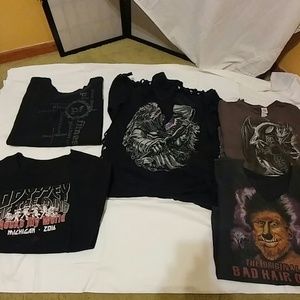 Lot of 5 Old Tshirts